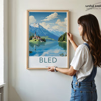 Bled Poster - Slovenia Wall Art