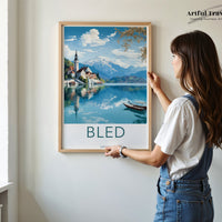 Bled Poster - Slovenia Wall Art