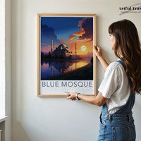 Blue Mosque Poster - Turkey Wall Art