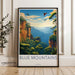 Blue Mountains Poster | National Park | Australia Wall Art