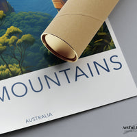 Blue Mountains Poster | National Park | Australia Wall Art
