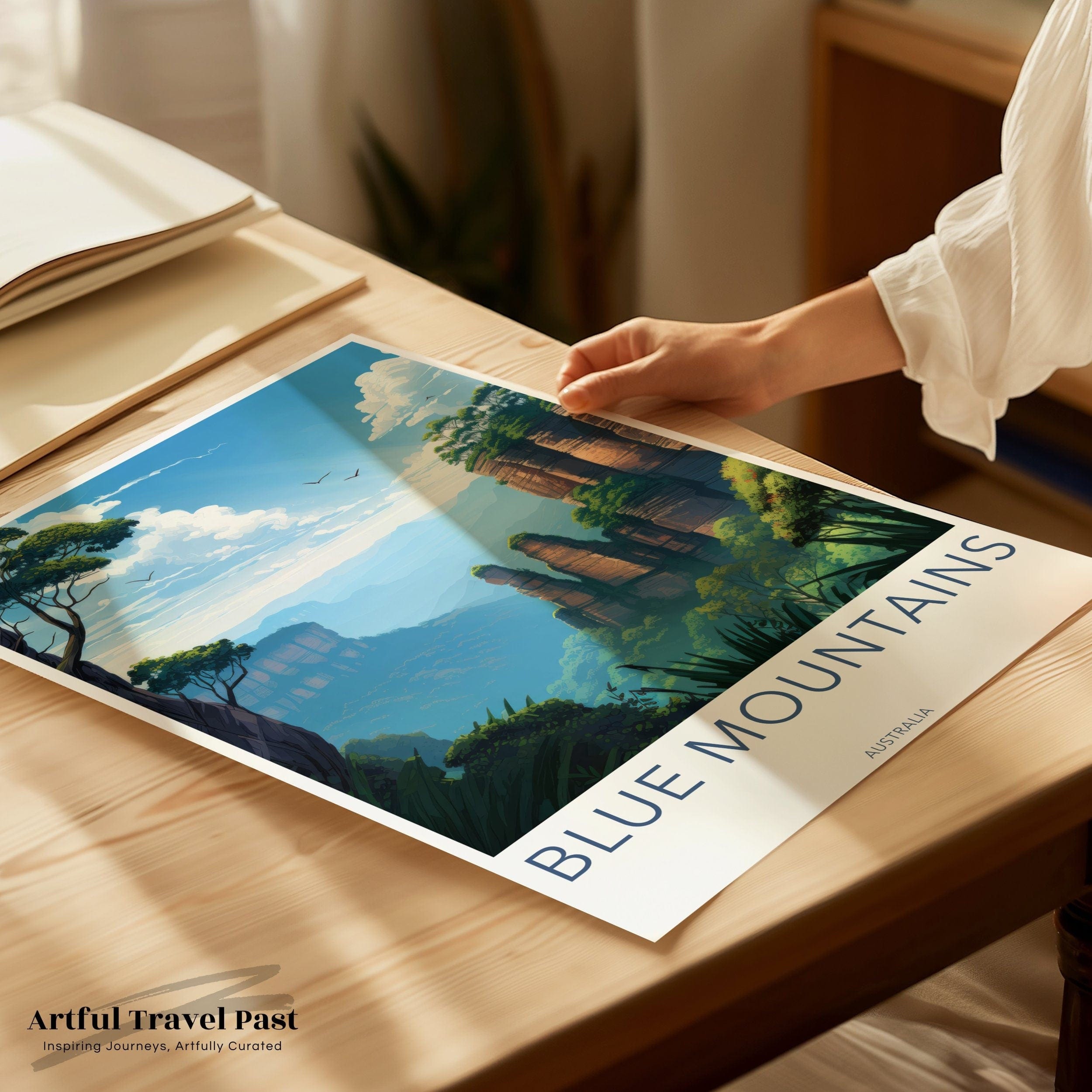 Blue Mountains Poster | New South Wales Australia Wall Art