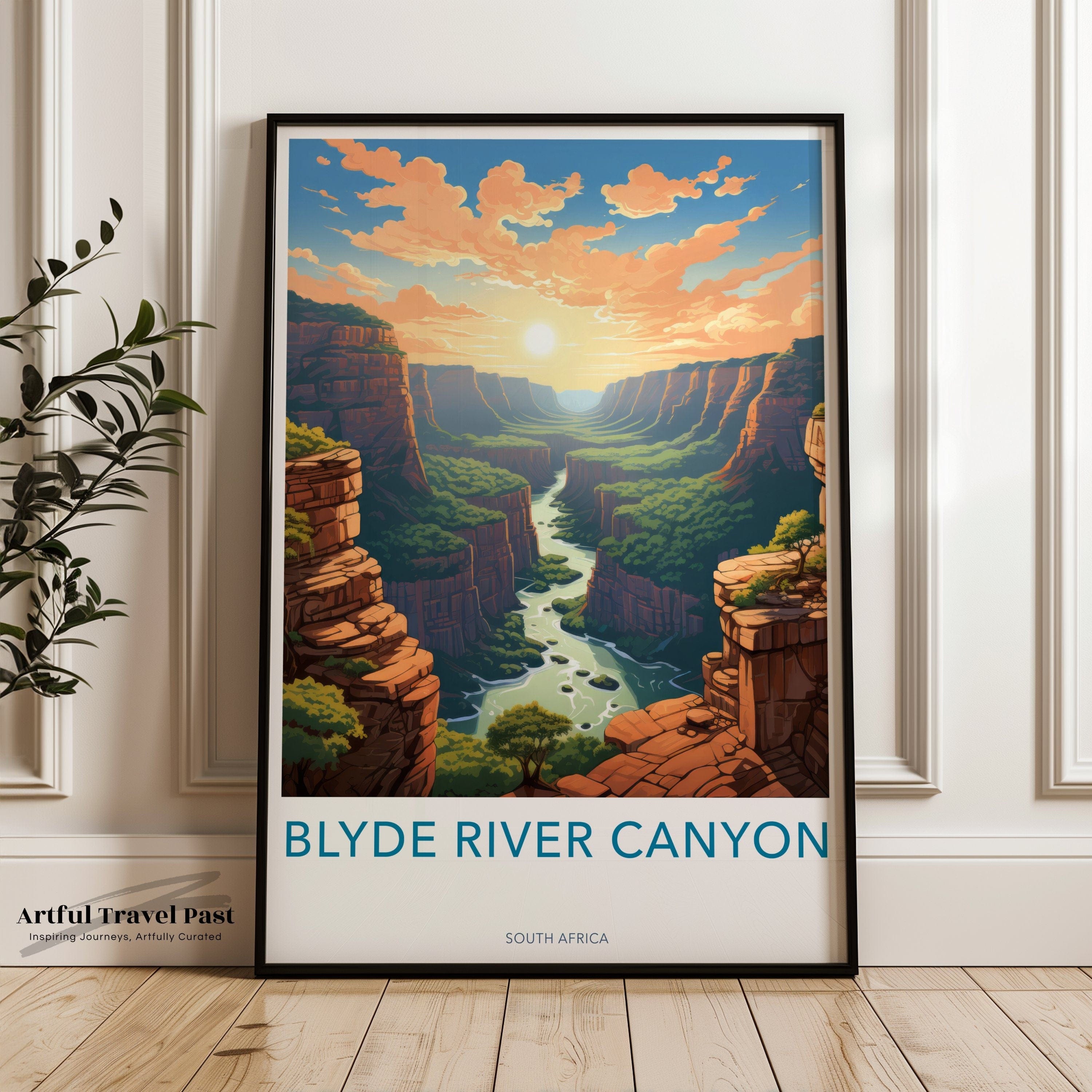 Blyde Canyon Poster | South Africa Wall Art
