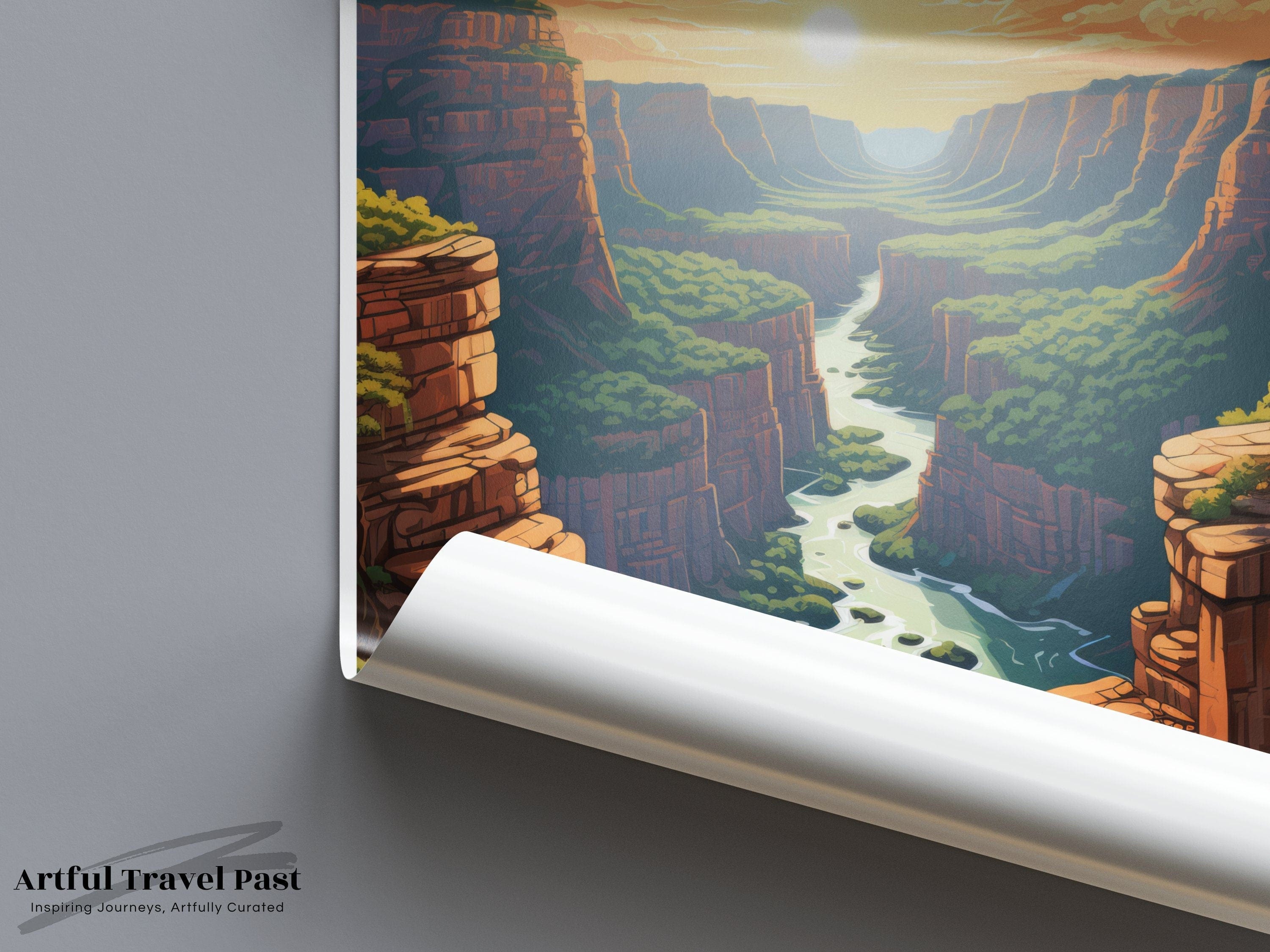 Blyde Canyon Poster | South Africa Wall Art