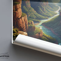 Blyde Canyon Poster - South Africa Wall Art