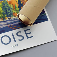 Boise Poster - Idaho Wall Art