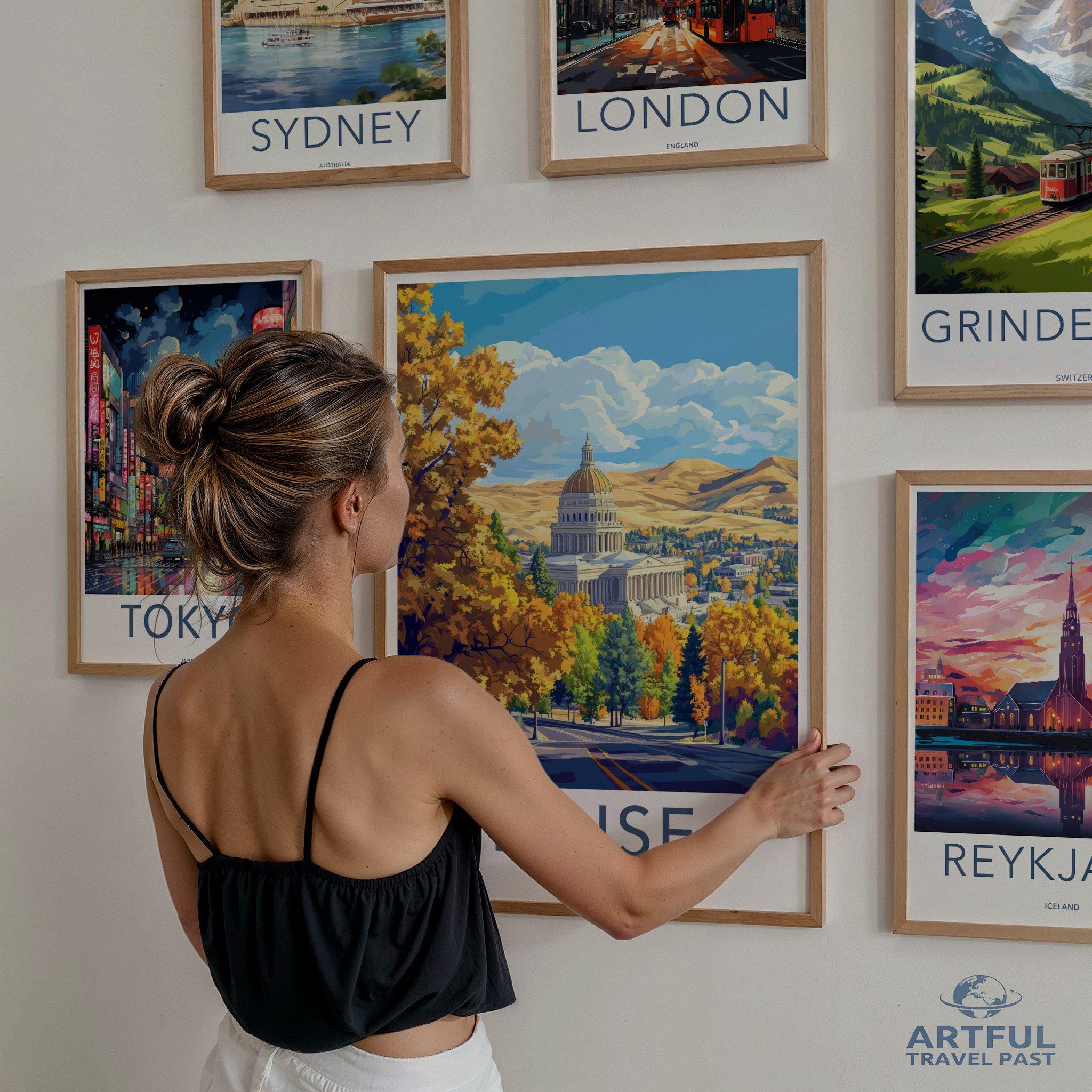 Boise Poster - Idaho Wall Art