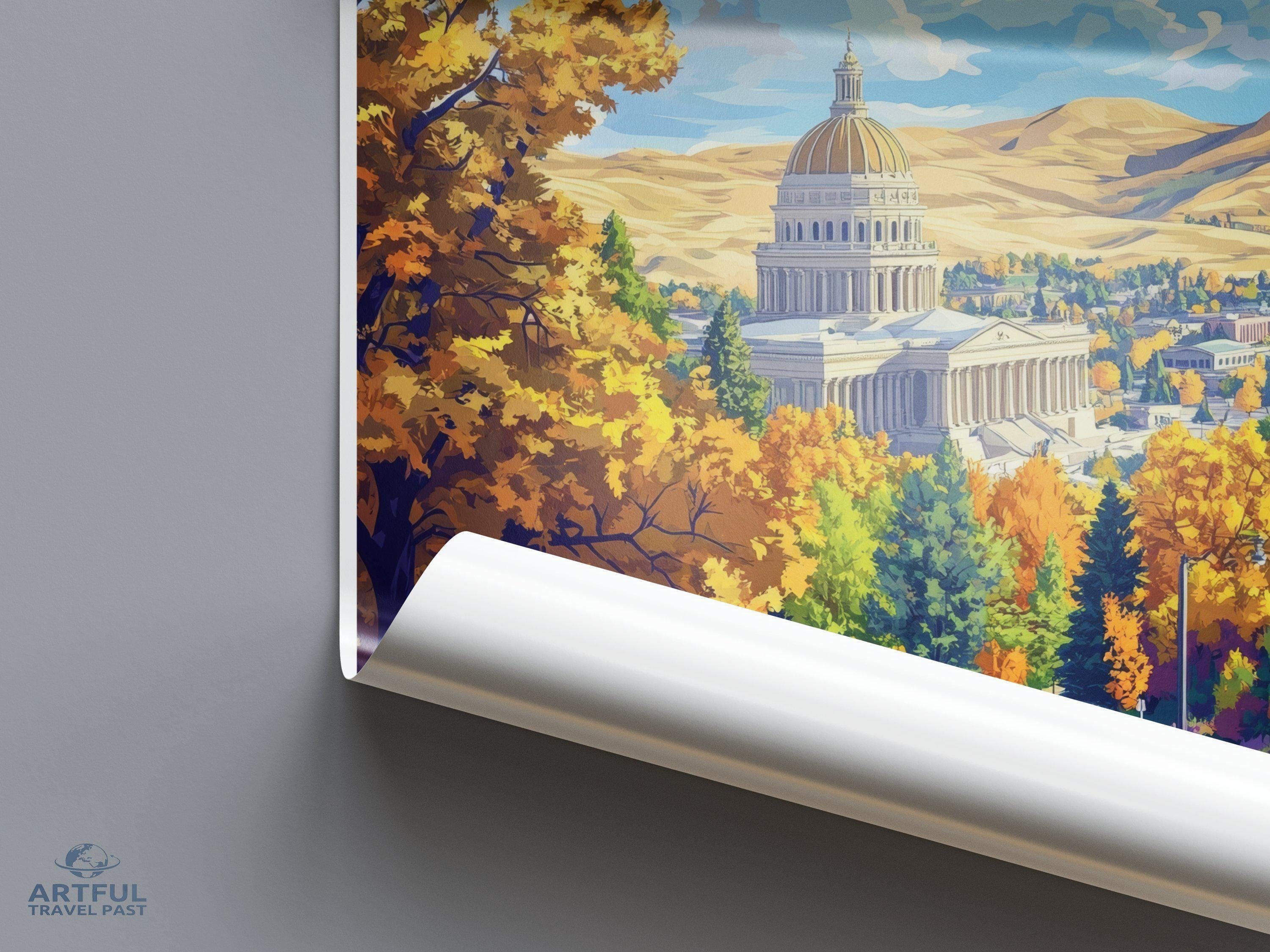 Boise Poster - Idaho Wall Art