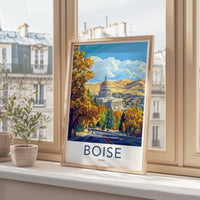 Boise Poster - Idaho Wall Art