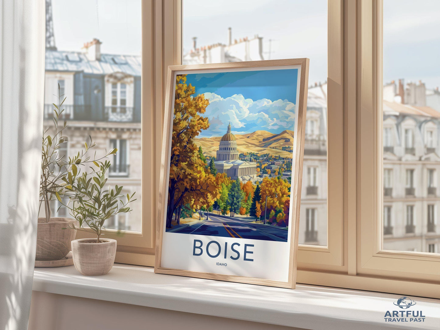 Boise Poster - Idaho Wall Art