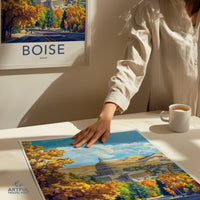 Boise Poster - Idaho Wall Art