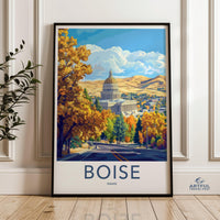 Boise Poster - Idaho Wall Art