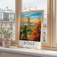 Boise Poster - Idaho Wall Art