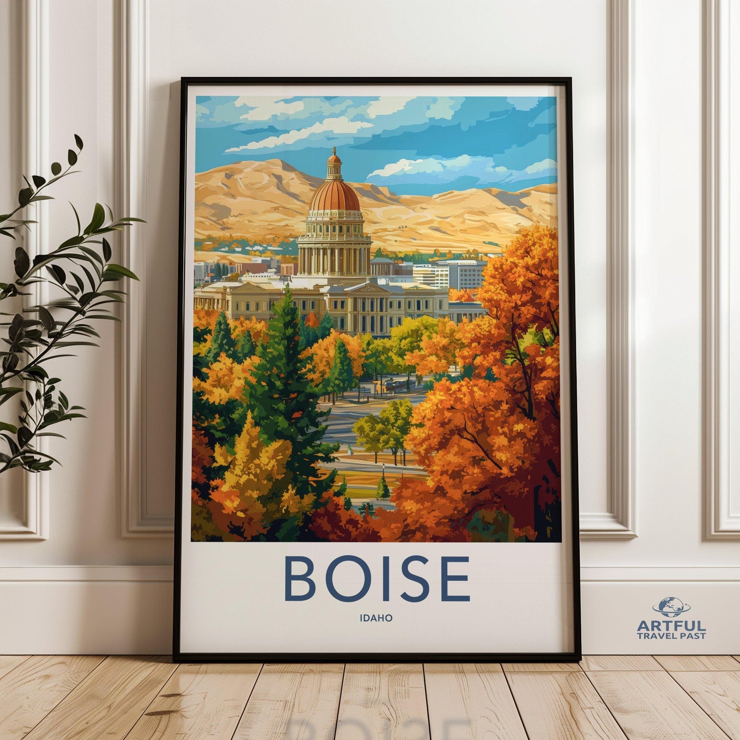Boise Poster - Idaho Wall Art