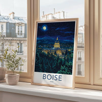 Boise Poster - Idaho Wall Art