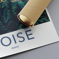 Boise Poster | Idaho Wall Art | America Decor