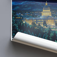 Boise Poster | Idaho Wall Art | America Decor