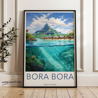 Bora Bora Poster | French Polynesia Wall Art