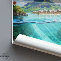 Bora Bora Poster | French Polynesia Wall Art