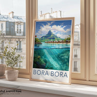 Bora Bora Poster | French Polynesia Wall Art
