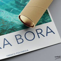 Bora Bora Poster | French Polynesia Wall Art