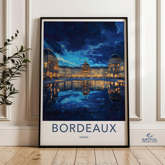 Bordeaux Poster - France Wall Art