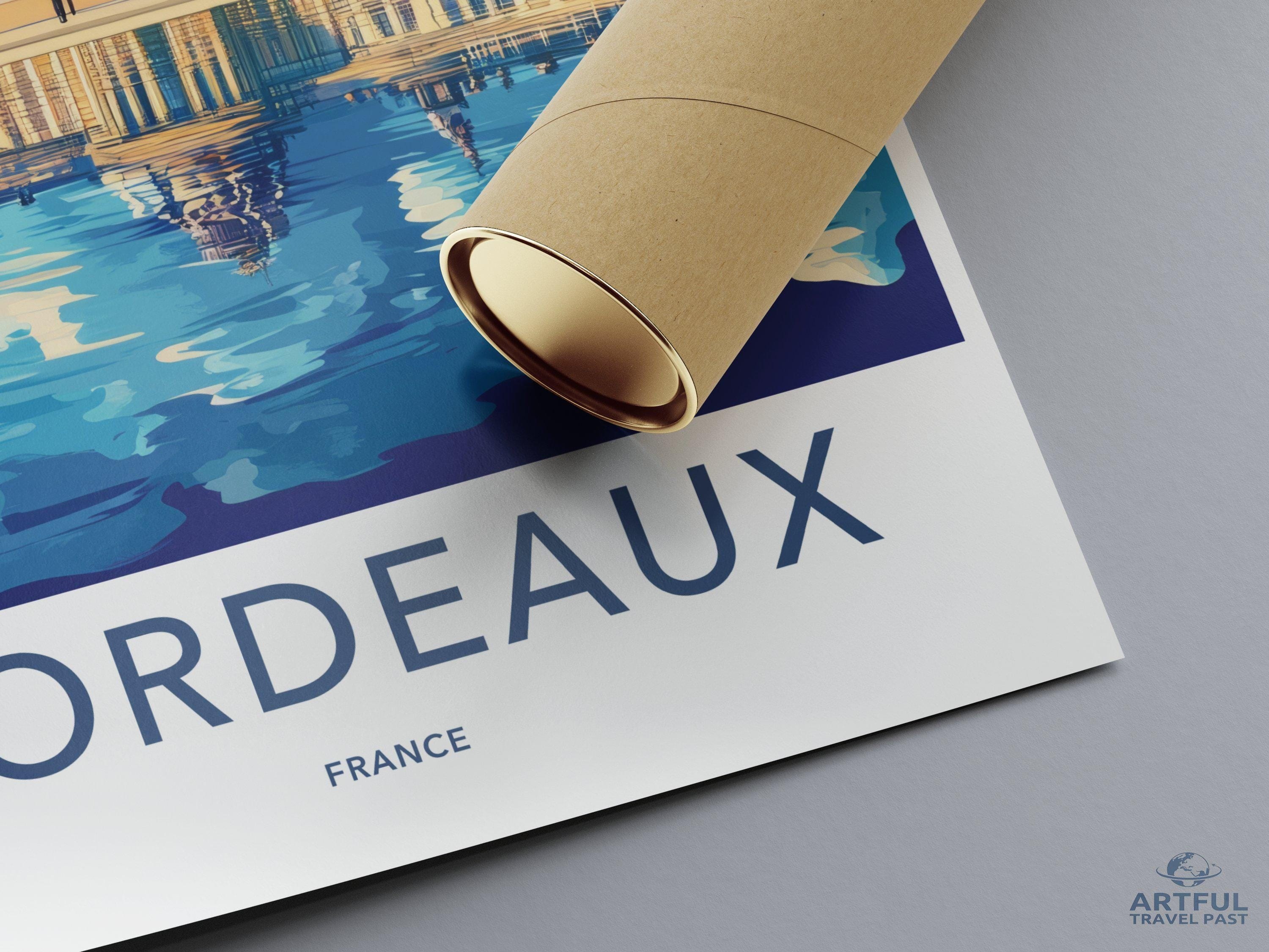 Bordeaux Poster - France Wall Art