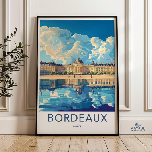 Bordeaux Poster - France Wall Art
