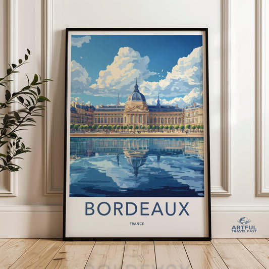 Bordeaux Poster - France Wall Art