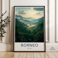 Borneo Poster - Malaysia Wall Art