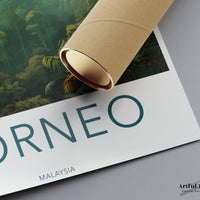 Borneo Rainforest Poster | Malaysia Wall Art