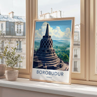 Borobudur Poster - Indonesia Wall Art