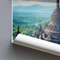 Borobudur Poster - Indonesia Wall Art
