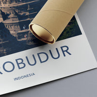 Borobudur Poster - Indonesia Wall Art