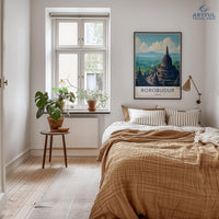 Borobudur Poster - Indonesia Wall Art
