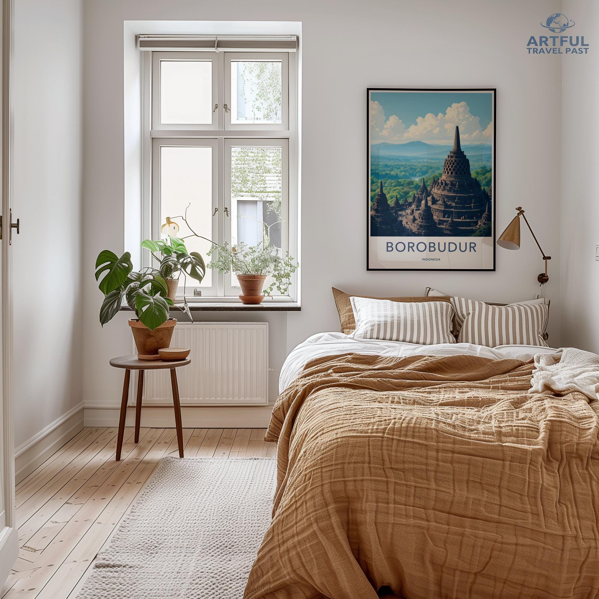 Borobudur Poster - Indonesia Wall Art