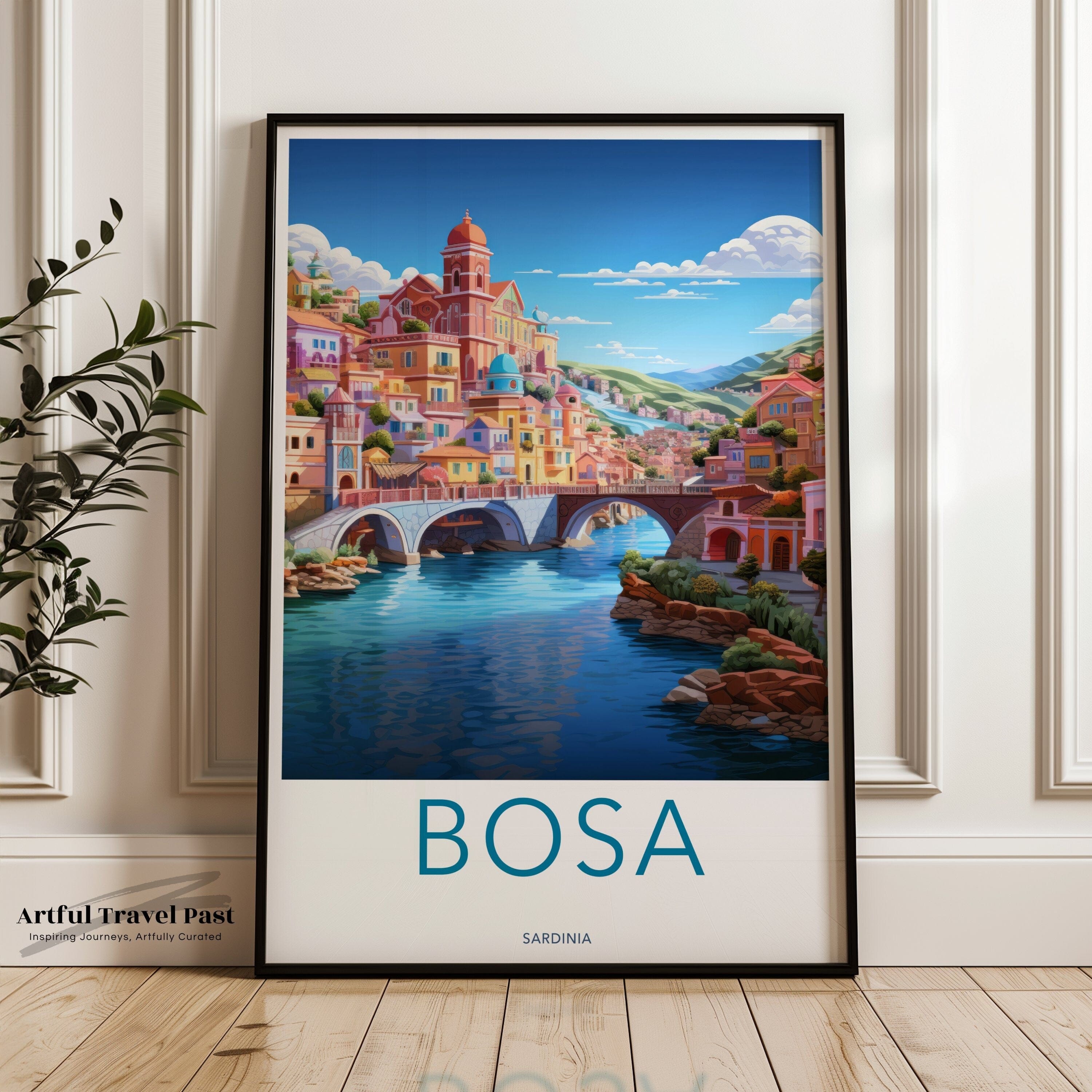 Bosa Poster - Italy Wall Art