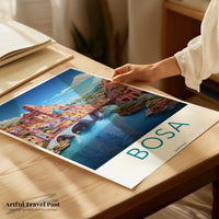 Bosa Poster - Italy Wall Art