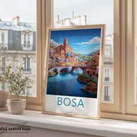 Bosa Poster - Italy Wall Art