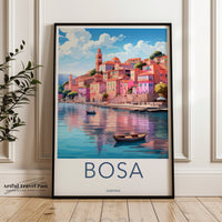 Bosa Poster - Sardinia Wall Art