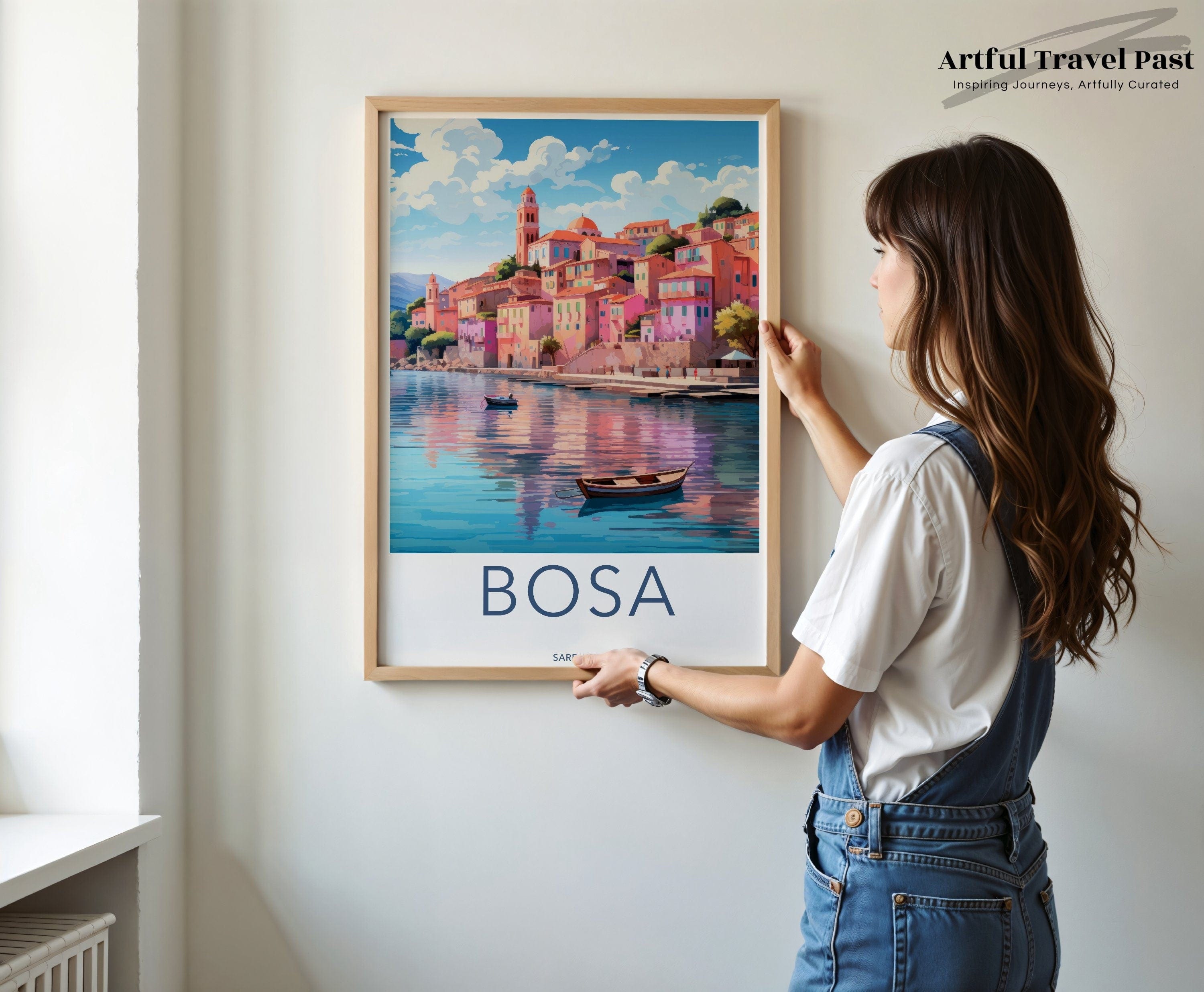 Bosa Poster - Sardinia Wall Art