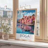 Bosa Poster - Sardinia Wall Art
