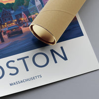 Boston Poster - Massachusetts Wall Art