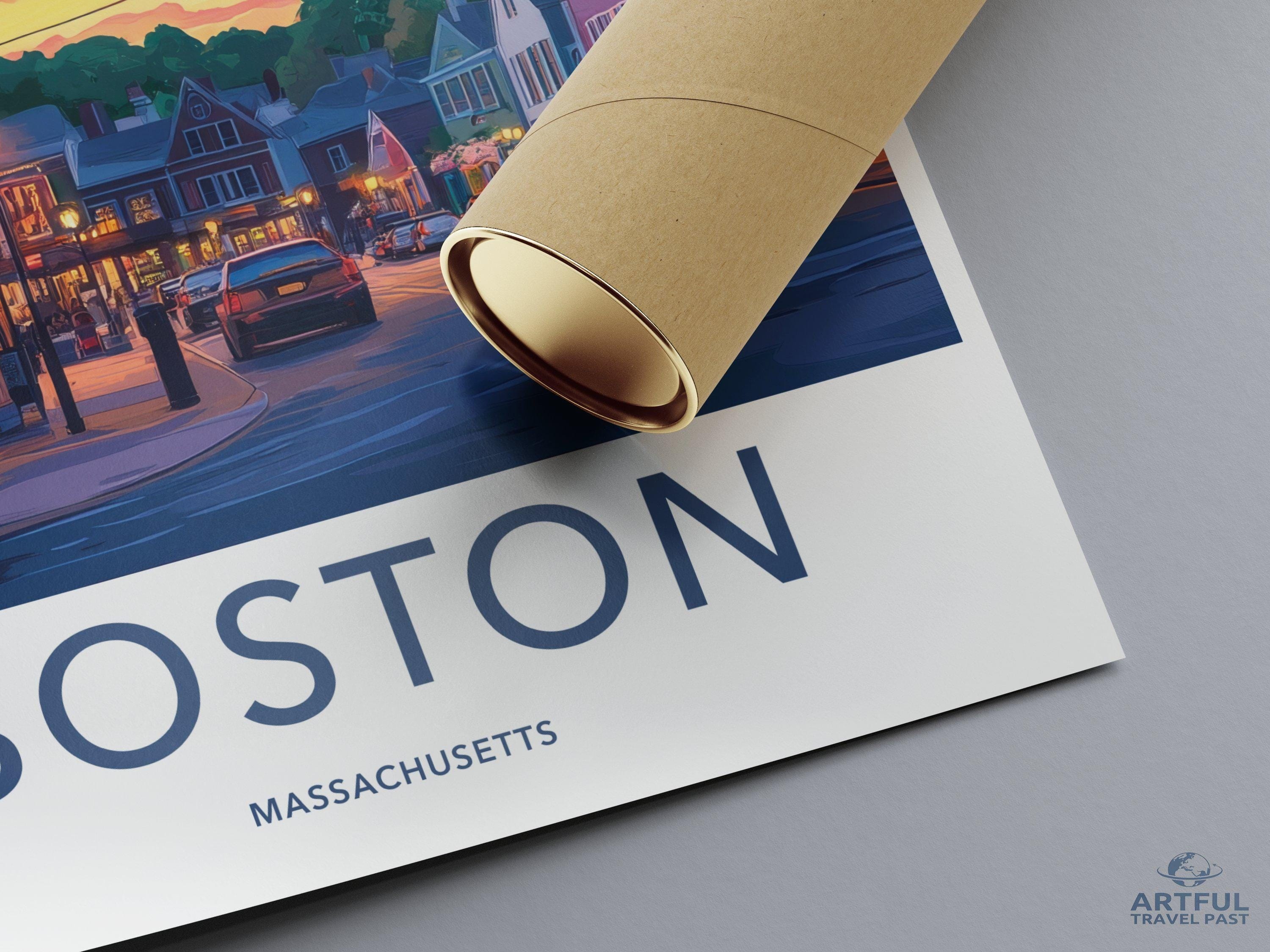 Boston Poster - Massachusetts Wall Art