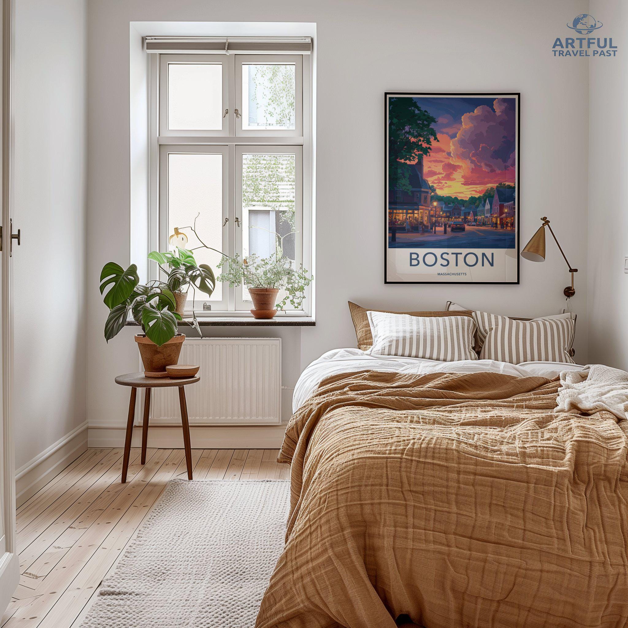 Boston Poster - Massachusetts Wall Art