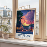 Boston Poster - Massachusetts Wall Art
