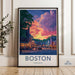 Boston Poster - Massachusetts Wall Art