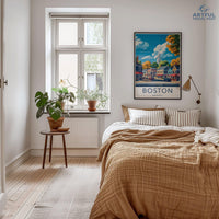 Boston Poster - Massachusetts Wall Art
