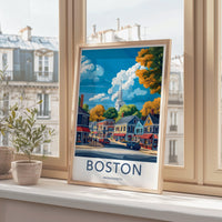 Boston Poster - Massachusetts Wall Art