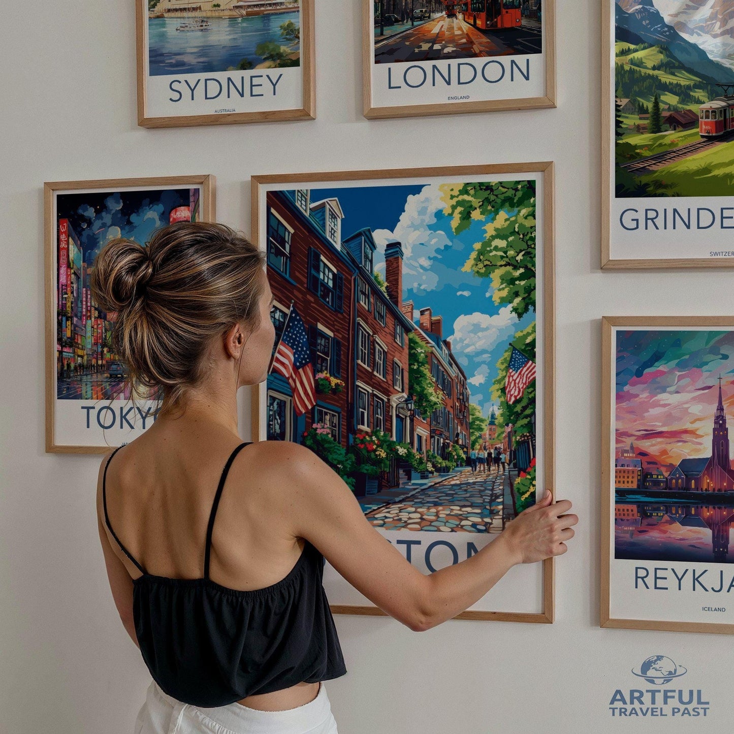 Boston Poster - Massachusetts Wall Art